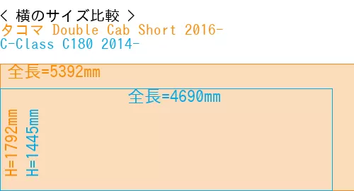 #タコマ Double Cab Short 2016- + C-Class C180 2014-